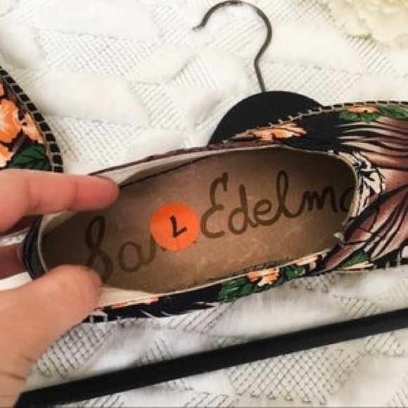 Sam Edelman Floral Espadrilles Flats New - Picture 3 of 3